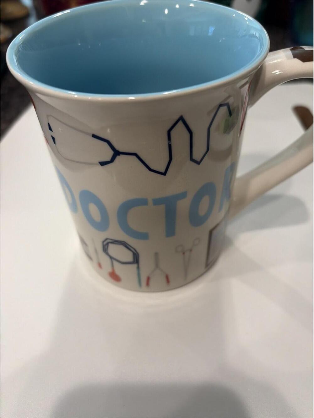 Our Name Is Mud Enesco Doctor Coffee Mug 16 oz "Prescription Strength" EUC